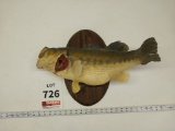 Large mouth bass mount