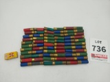 Assorted 12 ga shotgun shells and 22