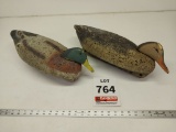 2 vintage L.L. Bean duck decoys