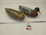 2 vintage Jack Fischbach duck decoys