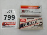 Winchester/ CCI 38 SPL 97 rounds