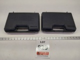 2 hard hand gun cases