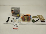 Assorted ear protection, trigger locks, misc