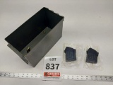 Ammo box without lid, 2 SKS 10 round magazines