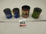 4 cans of assorted size shot
