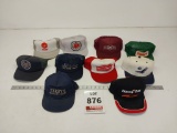 Assortment of vintage caps