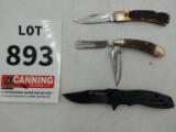 3 pocket knives