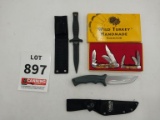 Wild Turkey Pocket Knives, Knife w/Sheath