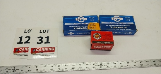 PPU 7.62X54R 40RDS & RedArmy 7.62X54R