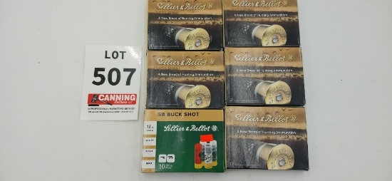 S&B 12 ga 00 buckshot 60 rounds