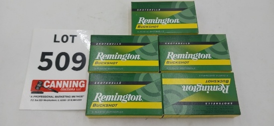 Remington 12 ga 2 3/4" buckshot 25 rounds