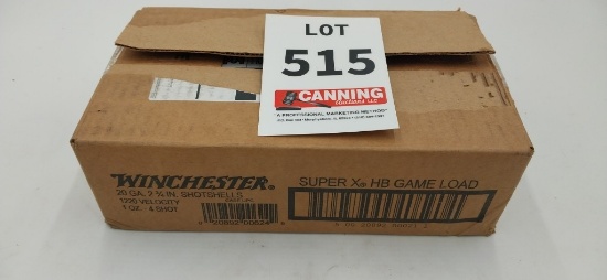Winchester 20ga 2 3/4" 4 shot 250 rounds