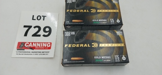 Federal Premium 308 Win 40 rounds