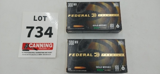 Federal Premium 308 Win 40 rounds