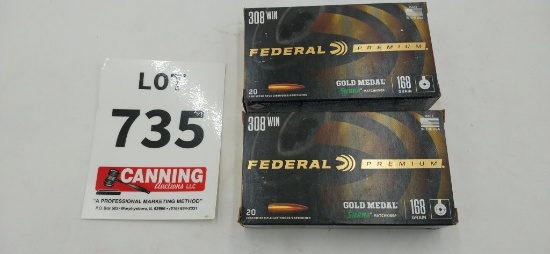 Federal Premium 308 Win 40 rounds