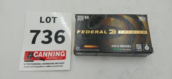 Federal Premium 308 Win 20 rounds