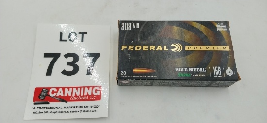 Federal Premium 308 Win 20 rounds