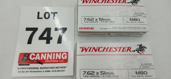 Winchester 7.62x51mm 40 rounds