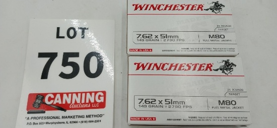 Winchester 7.62x51mm 40 rounds