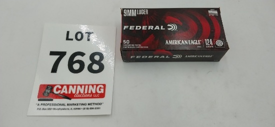 Federal American Eagle 9mm 50 rounds