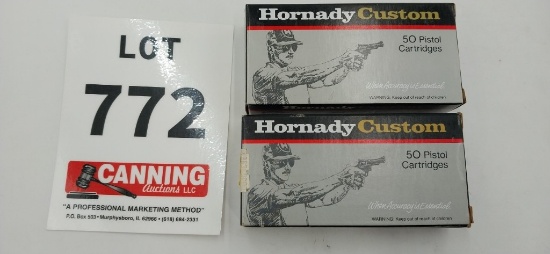 Hornady Custom 9mm 100 rounds