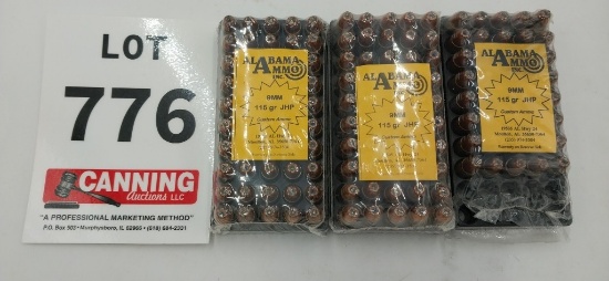 Alabama Ammo 9mm 140 rounds