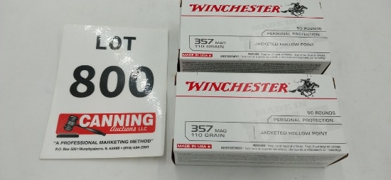 Winchester 357 mag 100 rounds