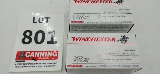 Winchester 357 mag 100 rounds