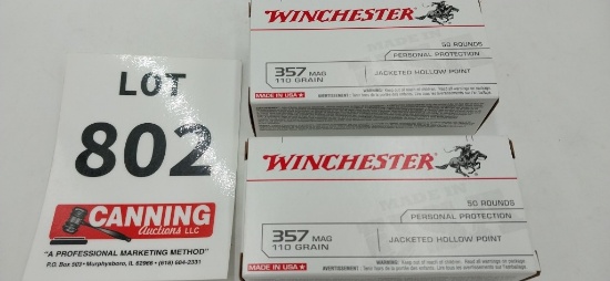 Winchester 357 mag 100 rounds