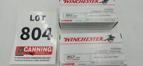 Winchester 357 mag 100 rounds