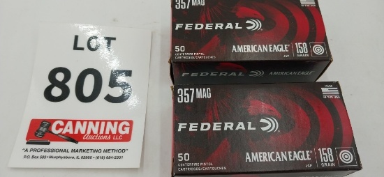 Federal 357 mag 100 rounds