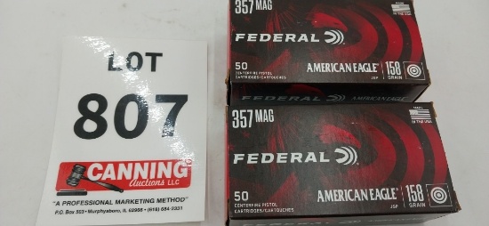 Federal 357 mag 100 rounds