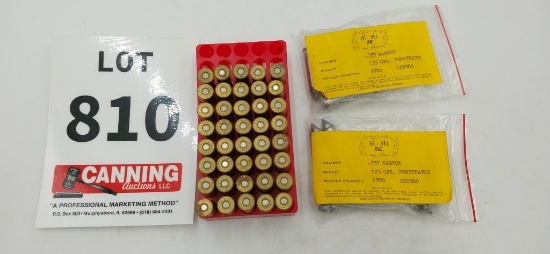 Assorted 357 mag 52 rounds