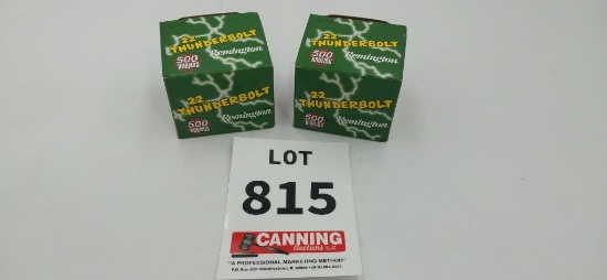 Remington thunderbolt 22 LR 1000 rounds