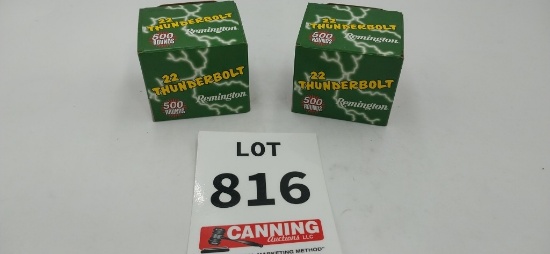 Remington thunderbolt 22LR 1000 rounds