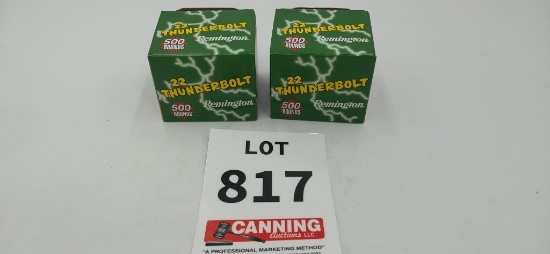 Remington thunderbolt 22LR 1000 rounds