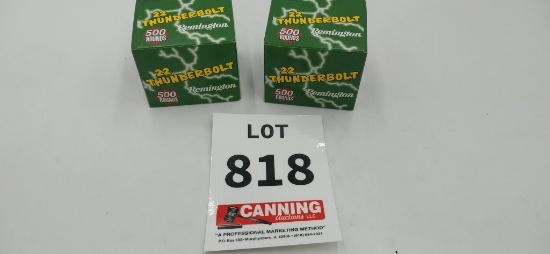 Remington thunderbolt 22LR 1000 rounds