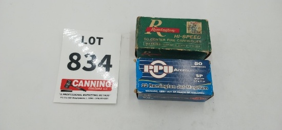 Assorted 22 rem jet mag 75 rounds