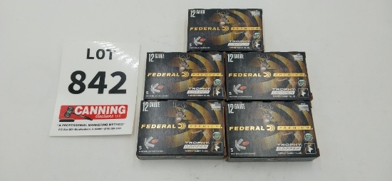 Federal 12ga 2 3/4" slugs 25 rounds