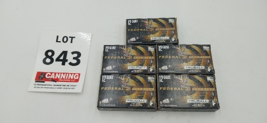 Federal 12ga 2 3/4" slugs 25 rounds