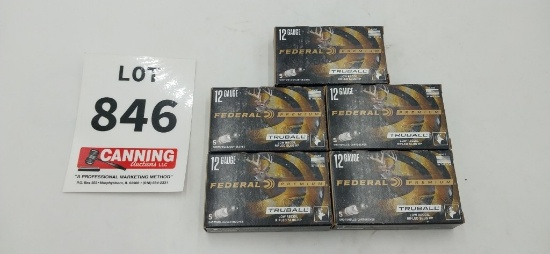 Federal 12ga 2 3/4" slugs 25 rounds