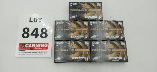 Federal 12ga 2 3/4" slugs 25 rounds