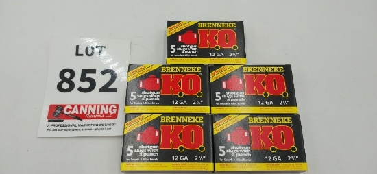 Brenneke 12ga 2 3/4" slugs 25 rounds