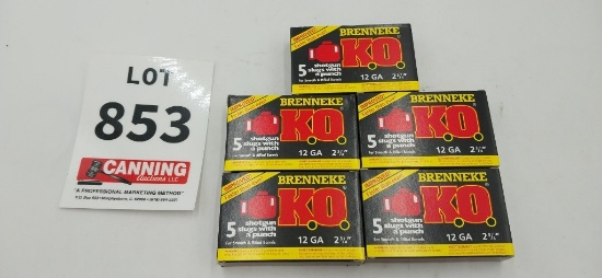 Brenneke 12ga 2 3/4" slugs 25 rounds