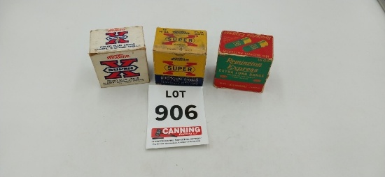 Super X and Remington 26 ga shotgun shells and
