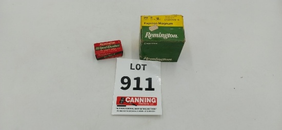 Remington 22 and 20 ga shotgun shells both full
