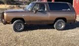 1989 Dodge Ramcharger Cabellas Edition