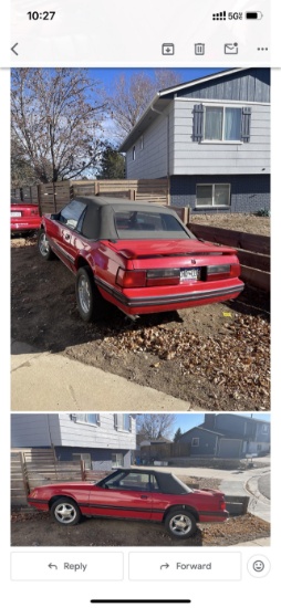 1983 Ford Mustang Concertible