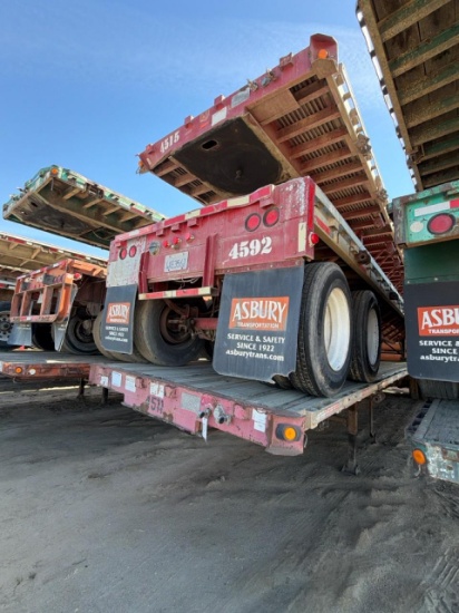 Wilson 45' Flatbed Trailer, & (2) Great Dane 45' Flatbed Trailers