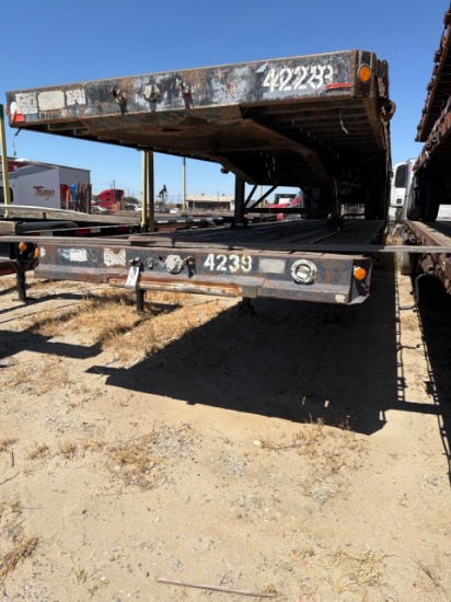 Aztec 42' Flatbed Trailer & Fruehauf 42' Flatbed Trailer